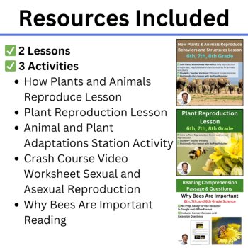 MS-LS1-4 Plant and Animal Structures and Behaviors for Reproduction | BUNDLE, image 2