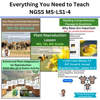 MS-LS1-4 Plant and Animal Structures and Behaviors for Reproduction | BUNDLE, image 3