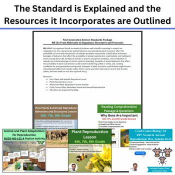 MS-LS1-4 Plant and Animal Structures and Behaviors for Reproduction | BUNDLE, image 4