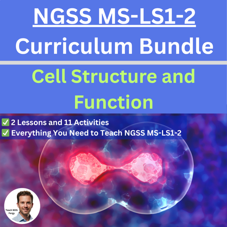 MS-LS1-2 Cell Structure and Function | Organelles, Transport, Cellular | BUNDLE
