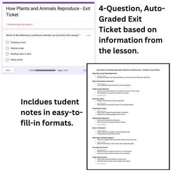 How Plants and Animals Reproduce Lesson | Behaviors Structures LS1-4 6th 7th 8th, image 4