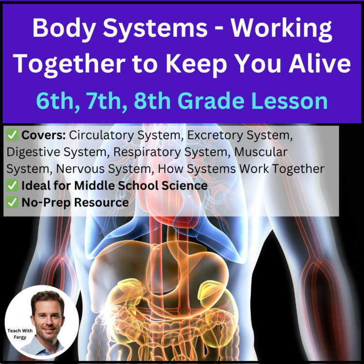 Body Systems Lesson | How Your Body Systems Work Together 6th 7th 8th