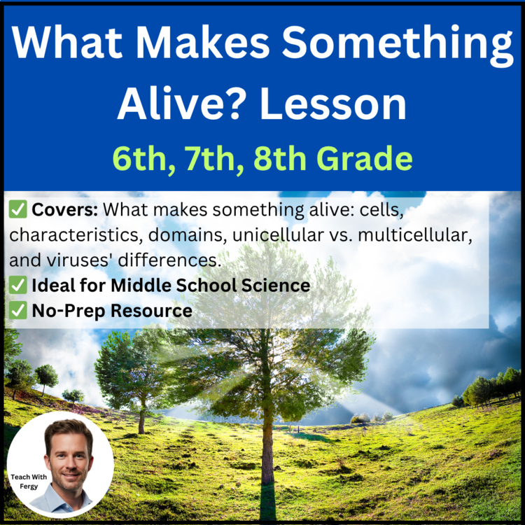 What Makes Something Alive? Lesson | Living, Nonliving, Viruses | 6th, 7th, 8th