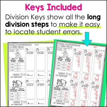 4th Grade Multiplication and Division Worksheets - 4th Grade TEKS, image 4