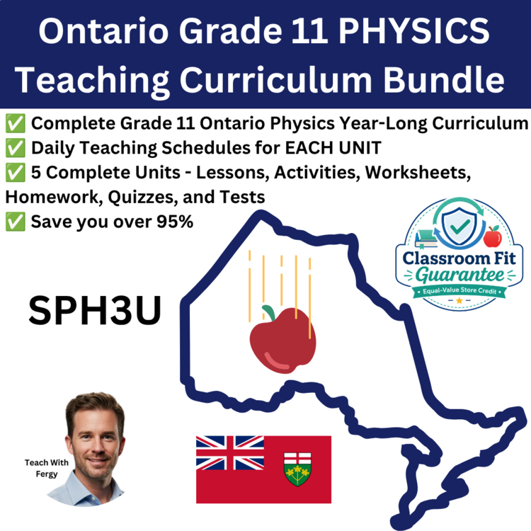 Ontario Grade 11 Full Year Physics Curriculum | Daily Schedule, Lessons | SPH3U