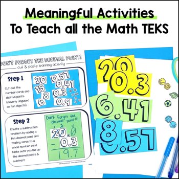 4th Grade Math TEKS Year-Long Curriculum Bundle, image 3