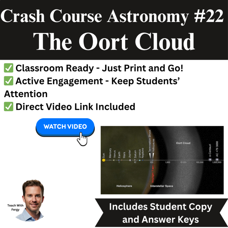 Crash Course ASTRONOMY #22: The Oort Cloud | Space, Worksheet | Our Solar System