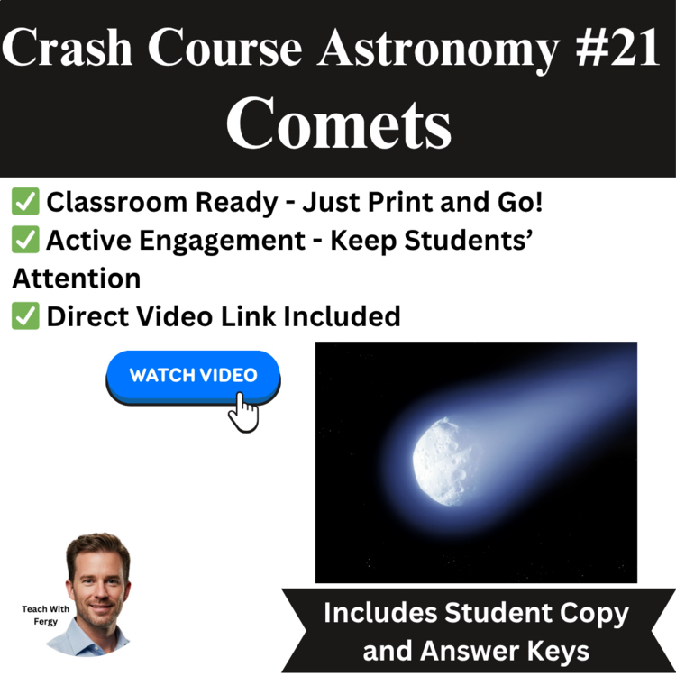 Crash Course ASTRONOMY #21: Comets | Space, Worksheet | Our Solar System