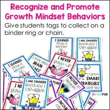 Growth Mindset Brag Tags - Use all Year and during Test Prep, image 2