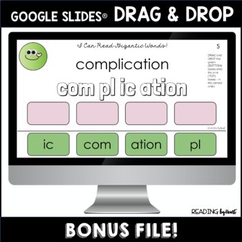 READING INTERVENTION BINDER Decoding Multisyllabic Words EXPLORE-A-WORD SAMPLER, image 4