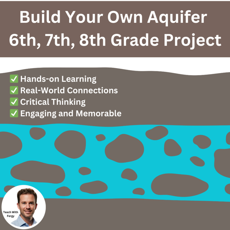 Build Your Own Aquifer Project | 6th, 7th, 8th | Groundwater, Model, Aquifers