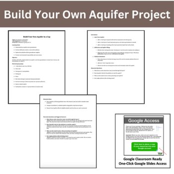 Build Your Own Aquifer Project | 6th, 7th, 8th | Groundwater, Model, Aquifers, image 3