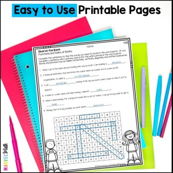 4th Grade Personal Financial Literacy Worksheets, image 3