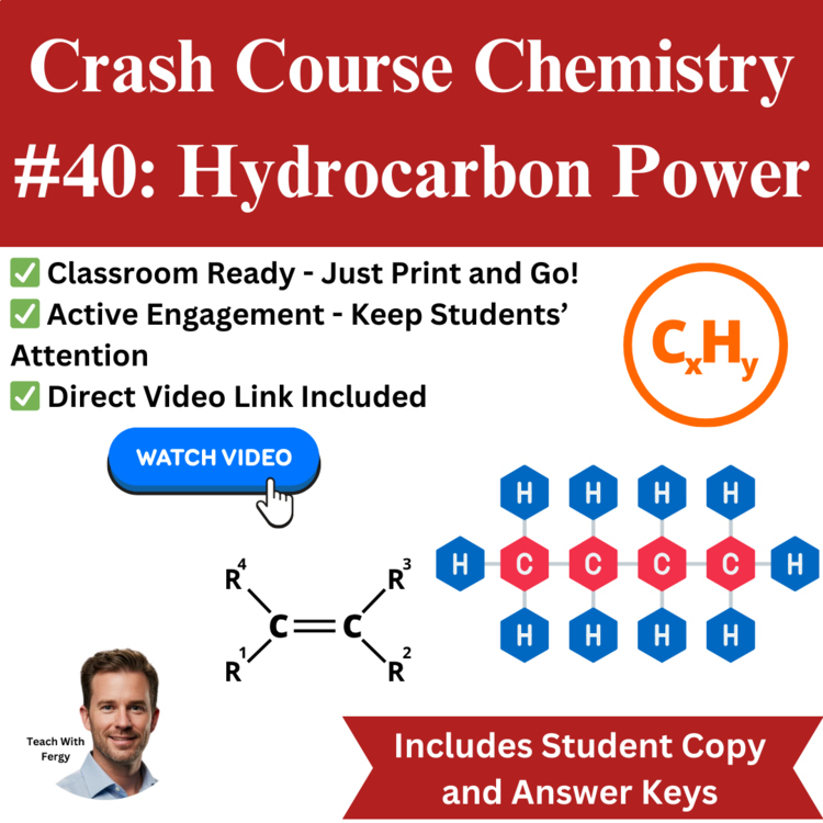 Crash Course CHEMISTRY #40: Hydrocarbon Power | Worksheet, Organic, Isomers