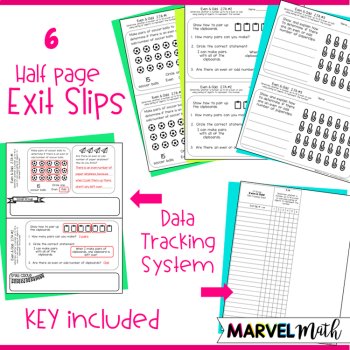 2nd Grade Even and Odd Numbers Exit Tickets TEKS 2.7A, image 4