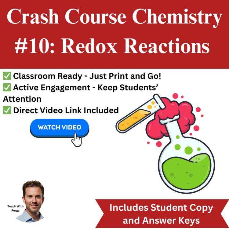 Crash Course CHEMISTRY #10: Redox Reactions | Worksheet, Sub, Molecules