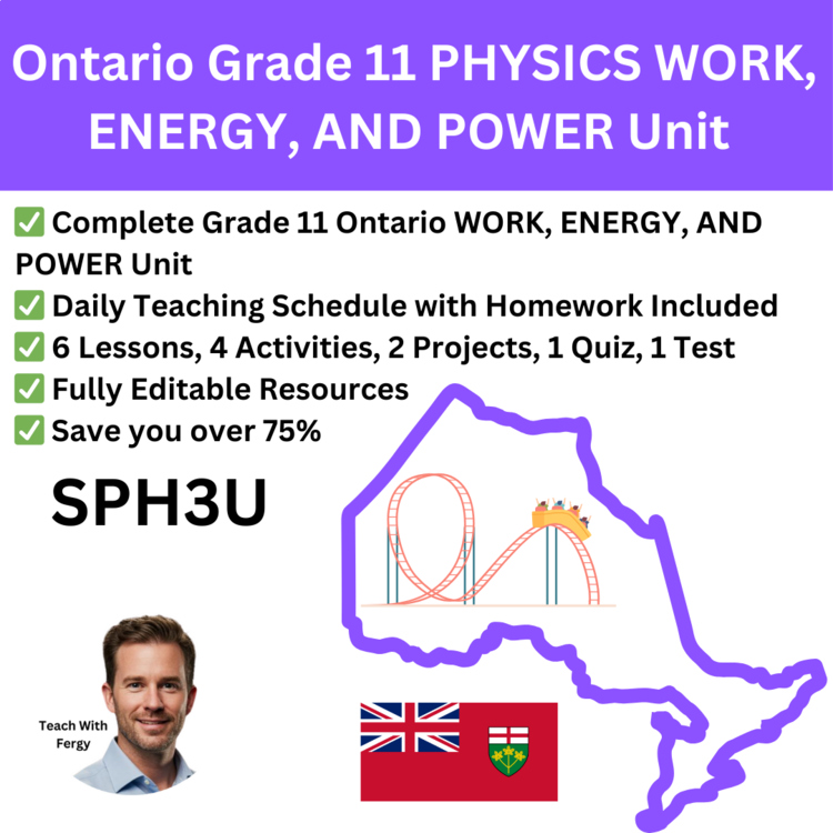 Ontario Grade 11 WORK, ENERGY, AND POWER Physics Curriculum | SPH3U