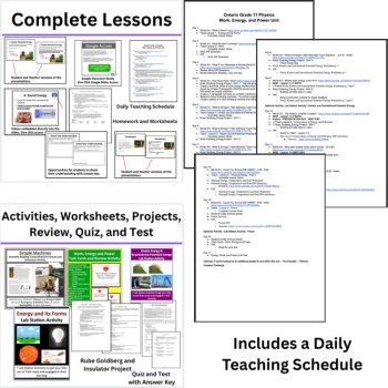 Ontario Grade 11 WORK, ENERGY, AND POWER Physics Curriculum | SPH3U, image 3