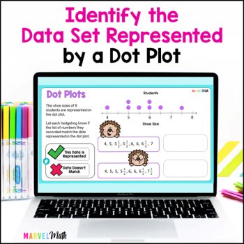 Dot Plot Activities with Fractions & Whole Numbers TEKS 3.8A 3.8B Google Slides, image 3