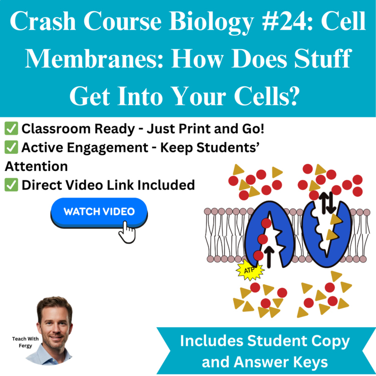 Crash Course BIOLOGY #24: Cell Membranes: How Does Stuff Get Into Cells?