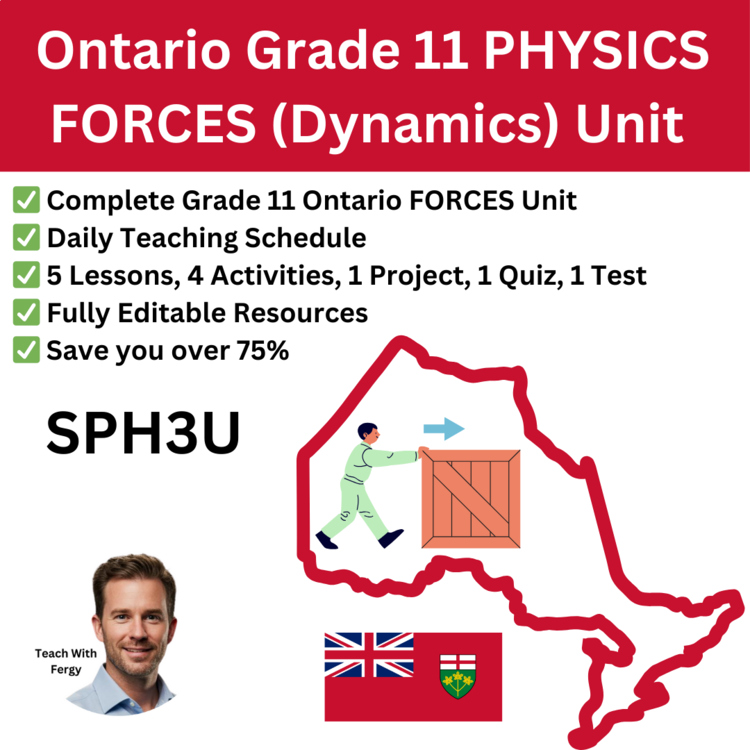Ontario Grade 11 FORCES Physics Curriculum | Teaching Schedule, Lessons | SPH3U