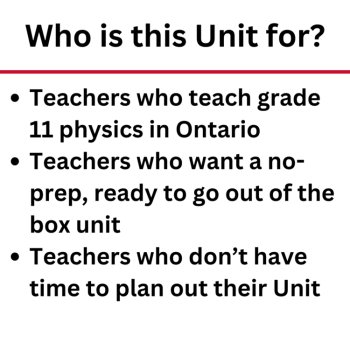 Ontario Grade 11 FORCES Physics Curriculum | Teaching Schedule, Lessons | SPH3U, image 4