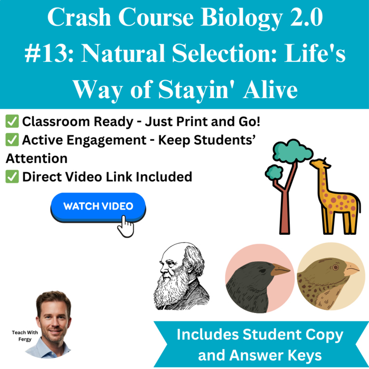 Crash Course BIOLOGY #13: Natural Selection: Life's Way of Stayin' Alive
