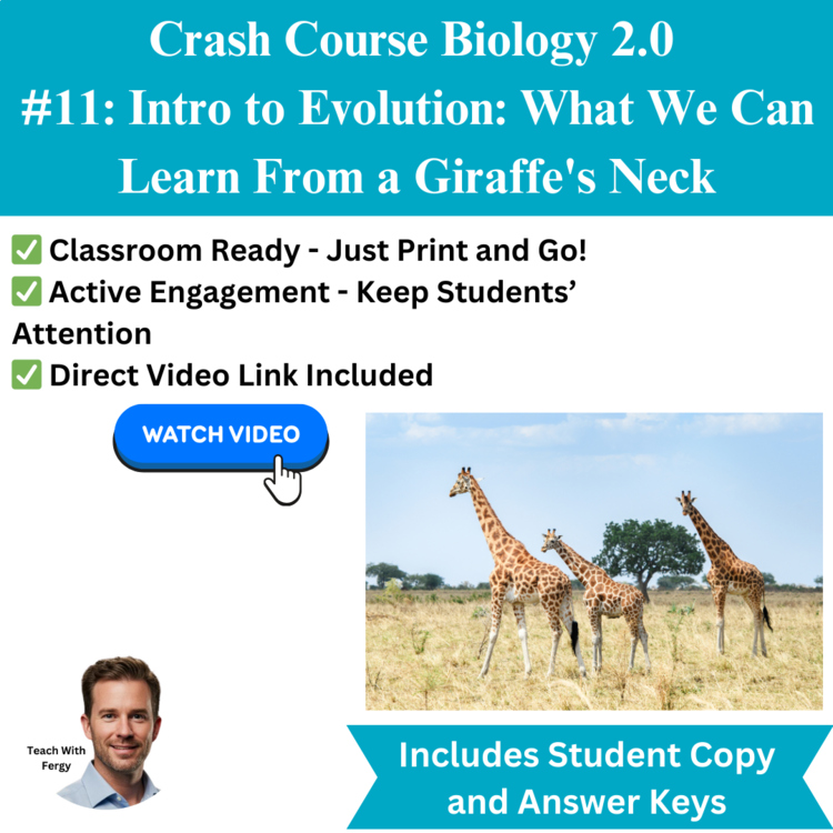 Crash Course BIOLOGY #11: What We Can Learn From a Giraffe's Neck Worksheet