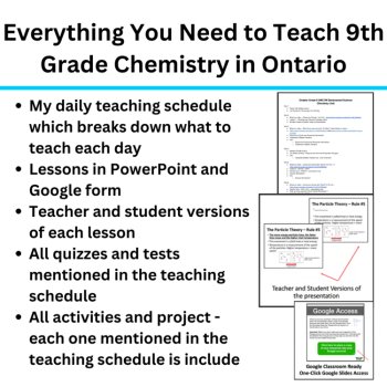 Ontario Grade 9 CHEMISTRY Unit | SNC1W SNC1D | Periodic Table Element Activities, image 4