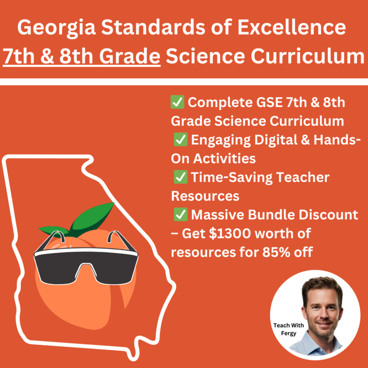 Georgia Standards of Excellence | GSE Science Bundle | 7th, 8th Grade 2-Year