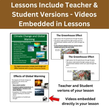 Climate Change Bundle | 9th, 10th Grade | Project, Lessons, Workseet, image 3