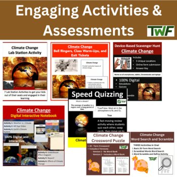 Climate Change Bundle | 9th, 10th Grade | Project, Lessons, Workseet, image 4