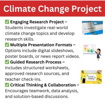 Climate Change Project | Weather vs. Climate | 6th, 7th, 8th Grade, image 2