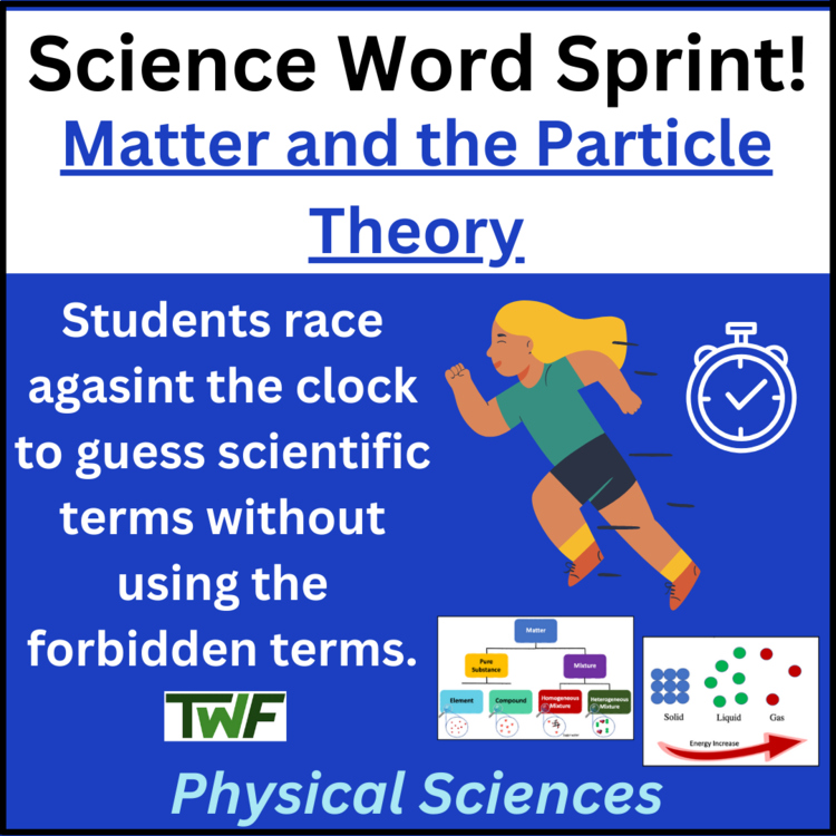 Matter and the Particle Theory - Atom, Molecule, Element, Mixture Review Game