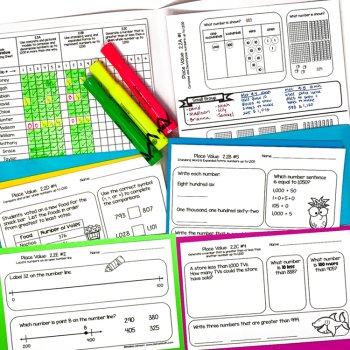 2nd Grade Place Value TEKS Exit Tickets 2.2A 2.2B 2.2C 2.2D 2.2E 2.2F 2.7B, image 3