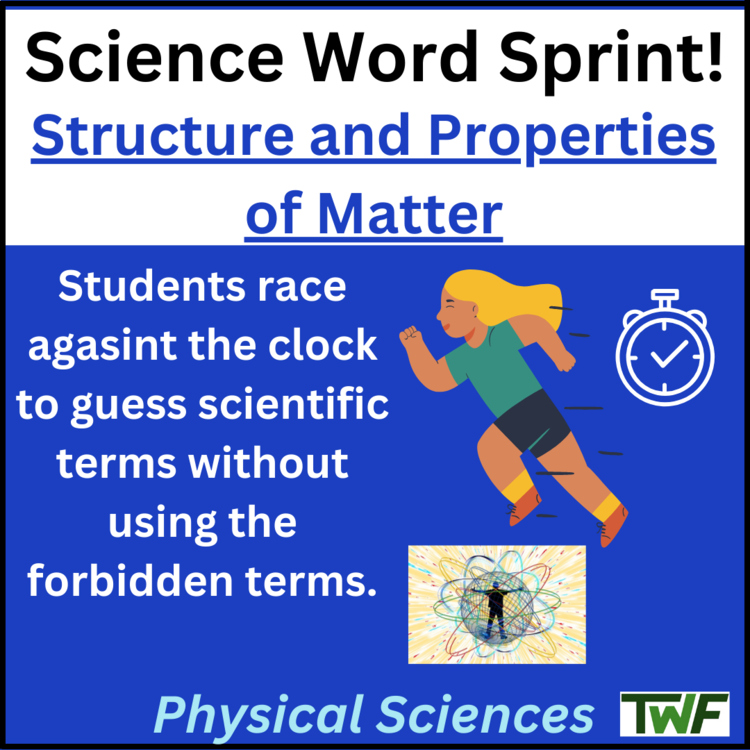 Structure and Properties of Matter Review Game - Physical Science Activity