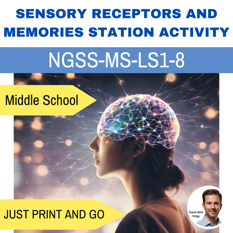 Sensory Receptors and Memories - Station Activity - NGSS-MS-LS1-8