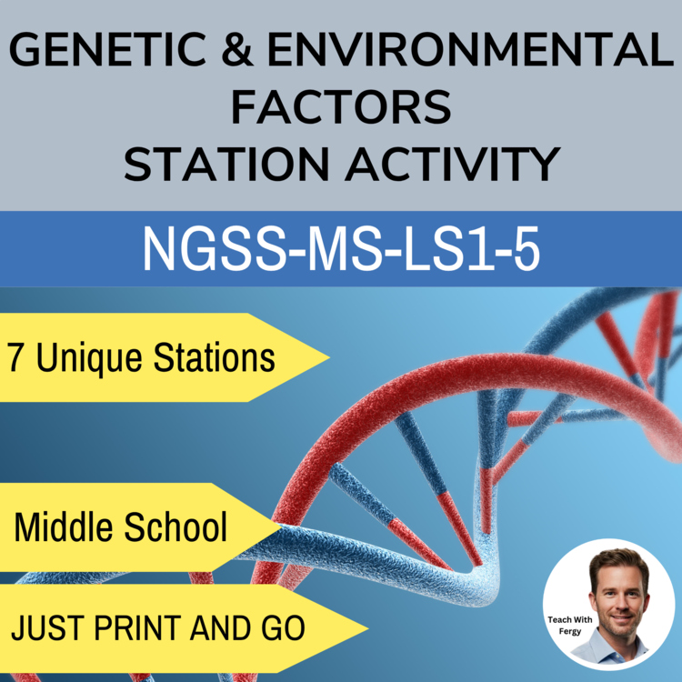 Genetic and Environmental Factors and Growth - Station Activity - NGSS-MS-LS1-5