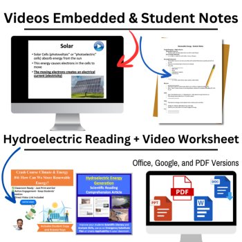 Renewable Energy Lesson | Biomass, Solar, Wind, Hydroelectric, Tidal, Fusion, image 3