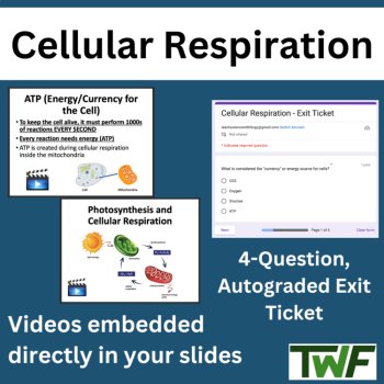 Cellular Respiration - High School Biology Science Lesson, image 3