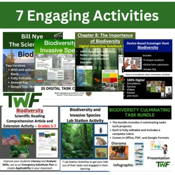 Biodiversity Unit Bundle | Species Resilience, Invasive Species |  6th, 7th, 8th, image 4