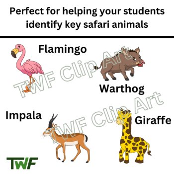 Safari and Safari Animal Clip Art - Science Clip Art, image 2