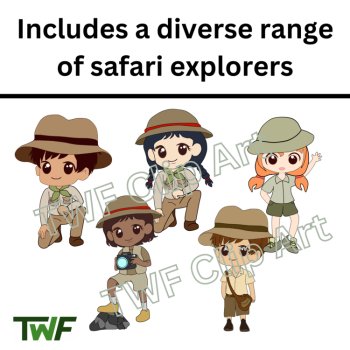 Safari and Safari Animal Clip Art - Science Clip Art, image 3