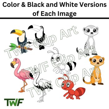 Safari and Safari Animal Clip Art - Science Clip Art, image 4