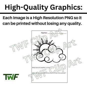 Weather Coloring Book - Perfect for Kids Learning About Weather, image 4