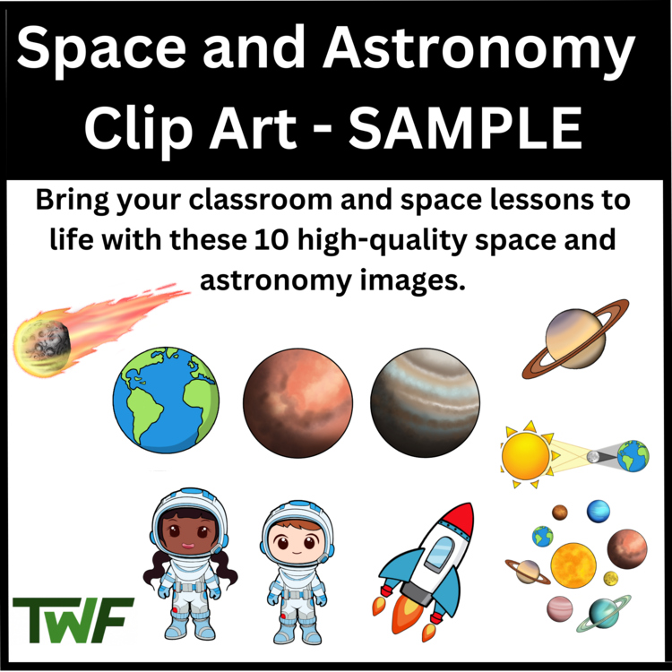 Space and Astronomy Clip Art - Science and Astronomy Clip Art SAMPLE