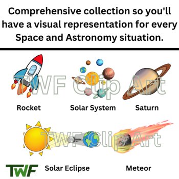 Space and Astronomy Clip Art - Science and Astronomy Clip Art SAMPLE, image 2
