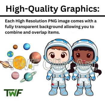 Space and Astronomy Clip Art - Science and Astronomy Clip Art SAMPLE, image 3