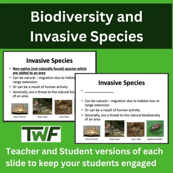Biodiversity and Invasive Species Middle School Lesson - Reducing Biodiversity, image 3