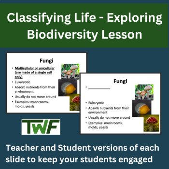 Classification and Biodiversity Lesson - Naming, Taxonomy, & Dichotomous Keys, image 3